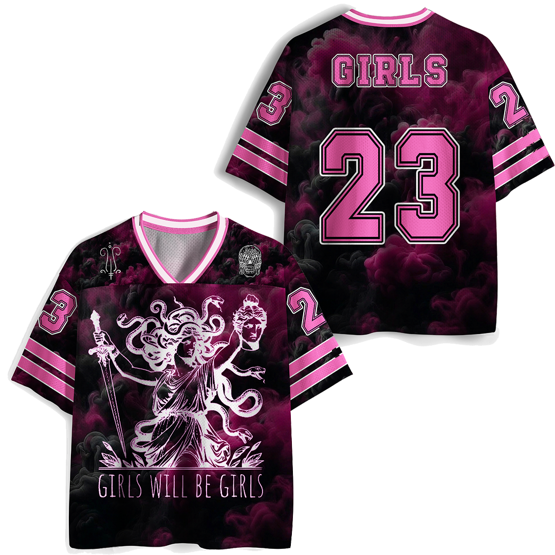 Vintage Girls Will Be Girls Mesh Jersey