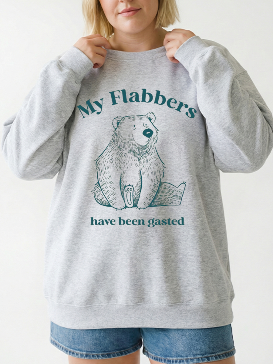 Vintage My Flabbers Have Been Gasted Graphic Sweatshirt