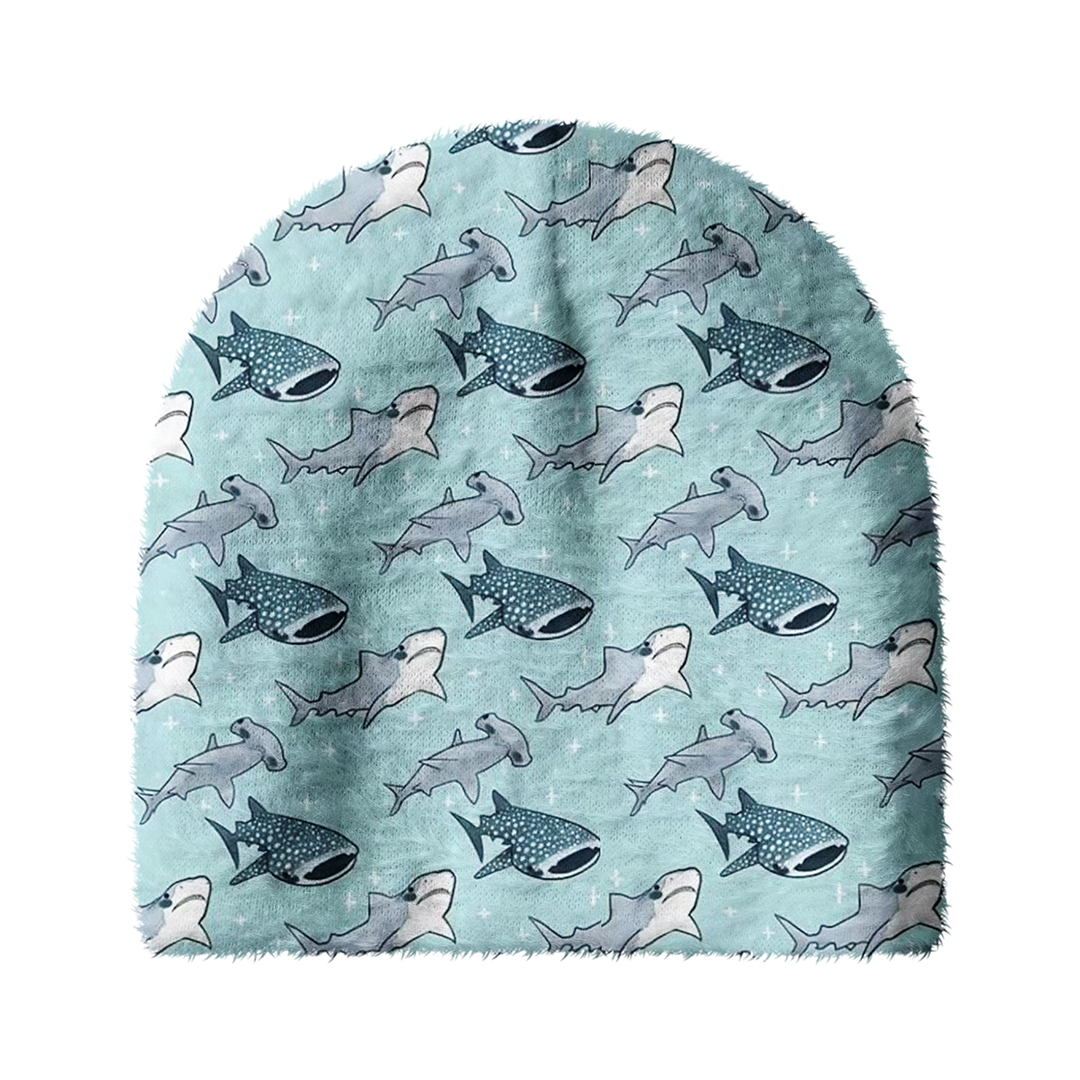 Whale Shark Cozy Fuzzy Beanie