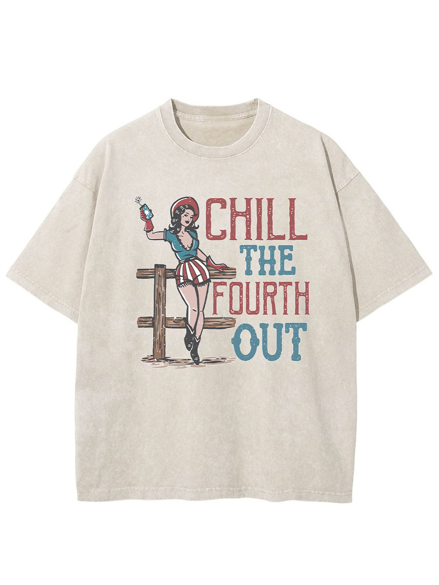 Vintage Chill The Fourth Out Washed T-Shirt