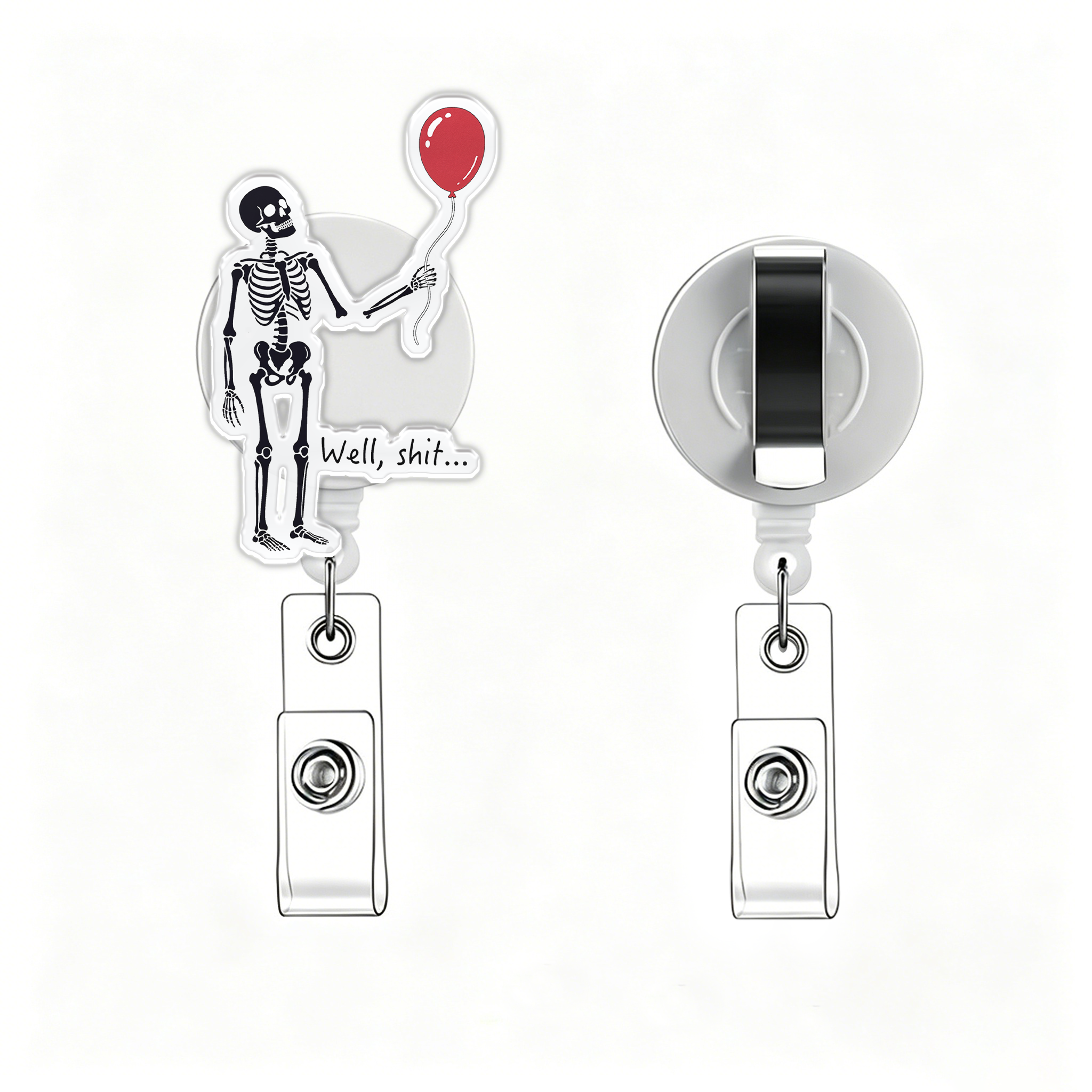 Well Alien Badge Clip