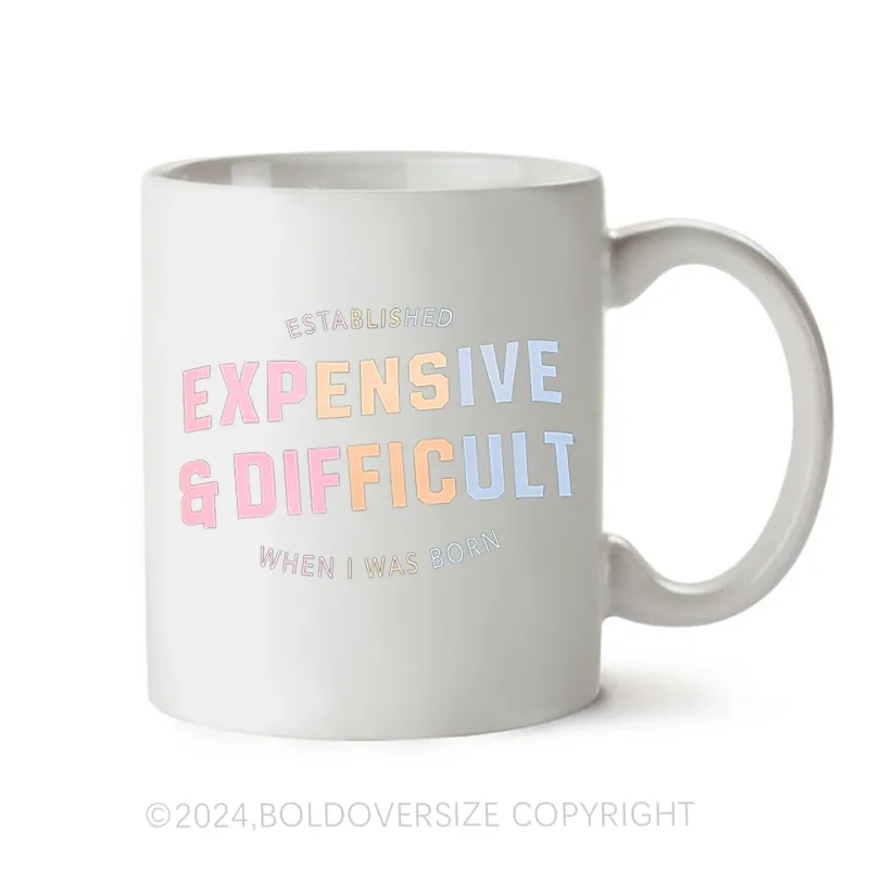 Vintage Expensive & Difficult Vintage Mug