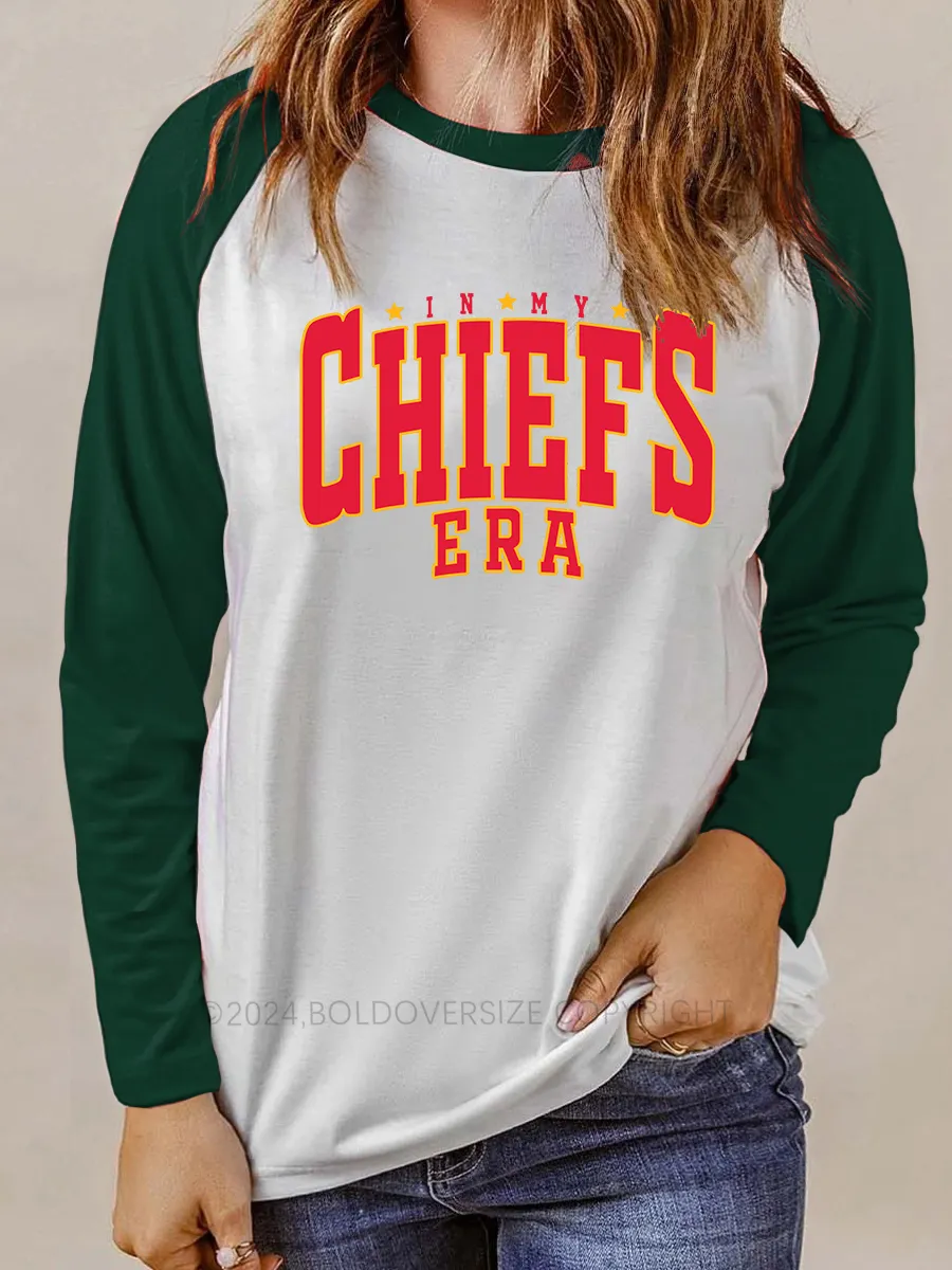 Vintage In My Chiefs Era Raglan Long Sleeve T-Shirt