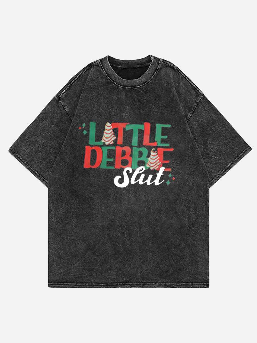 Plus Size Cake Slut Washed T-Shirt