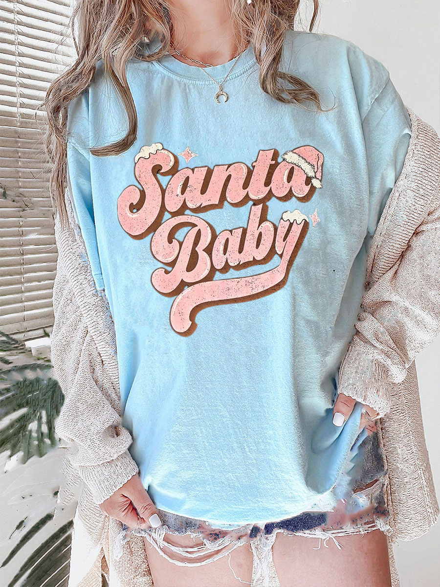 Plus Size Santa Baby T-Shirt