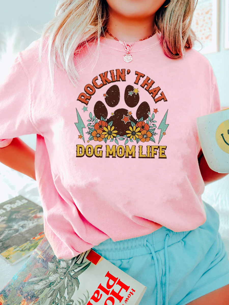 dog mom plus size shirt