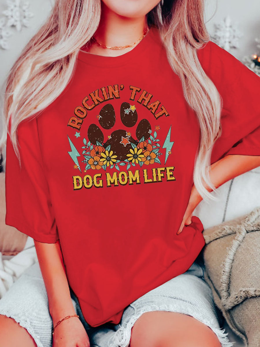 dog mom plus size shirt