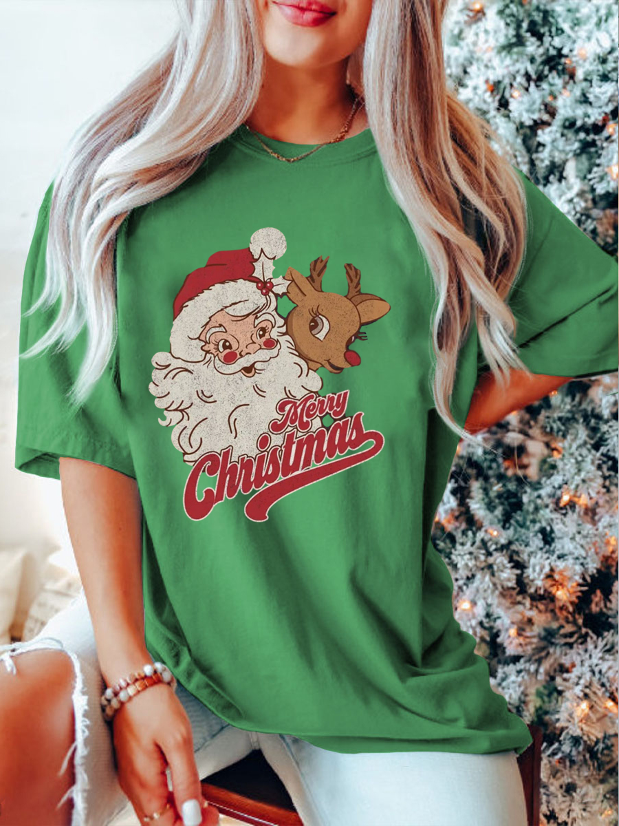 Oversized Christmas T Shirts for Women on Sale boldoversize