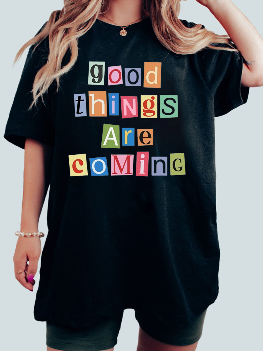 Plus Size Good Things Are Coming T-shirt