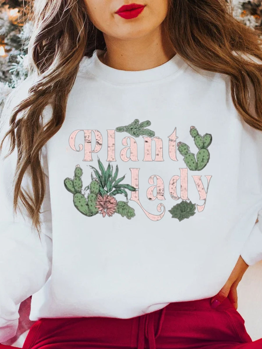 Plus Size Plant Lady Sweatshirt