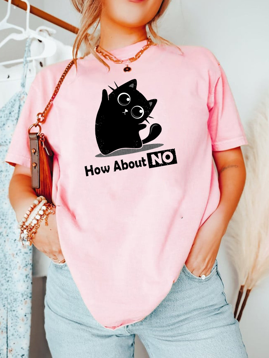 Plus Size How About No T-shirt