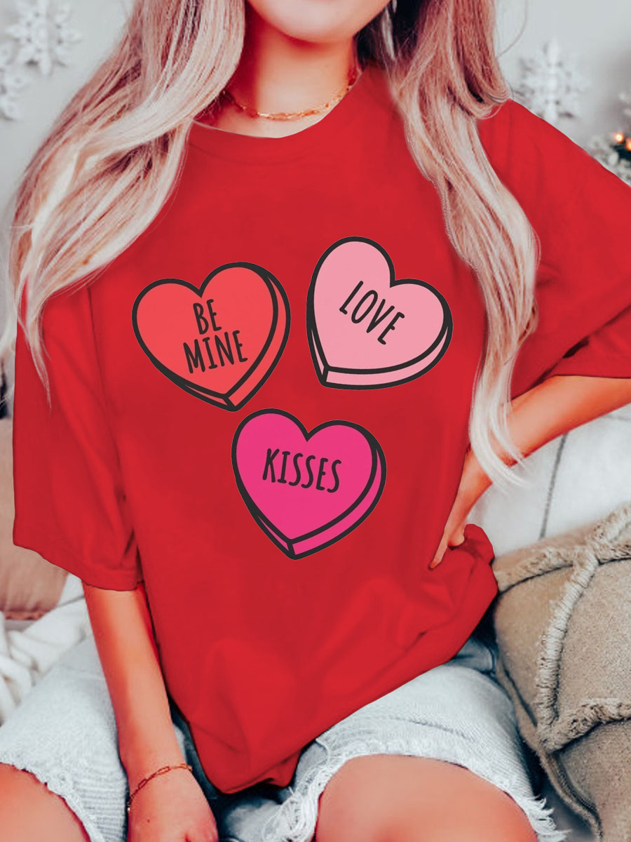 Oversized Candy Hearts Shirt 