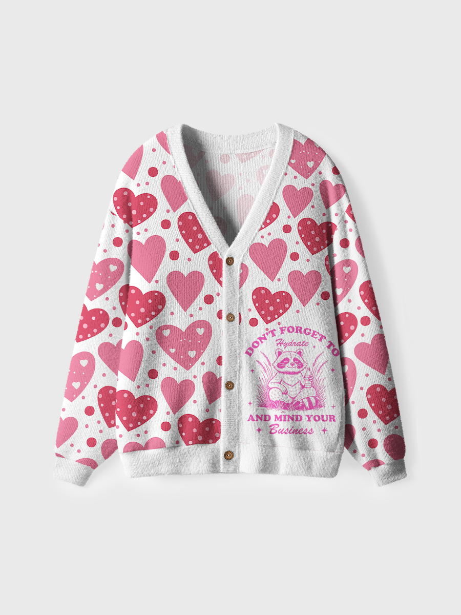 Vintage Don’t Forget To Hydrate Cardigan Sweaters