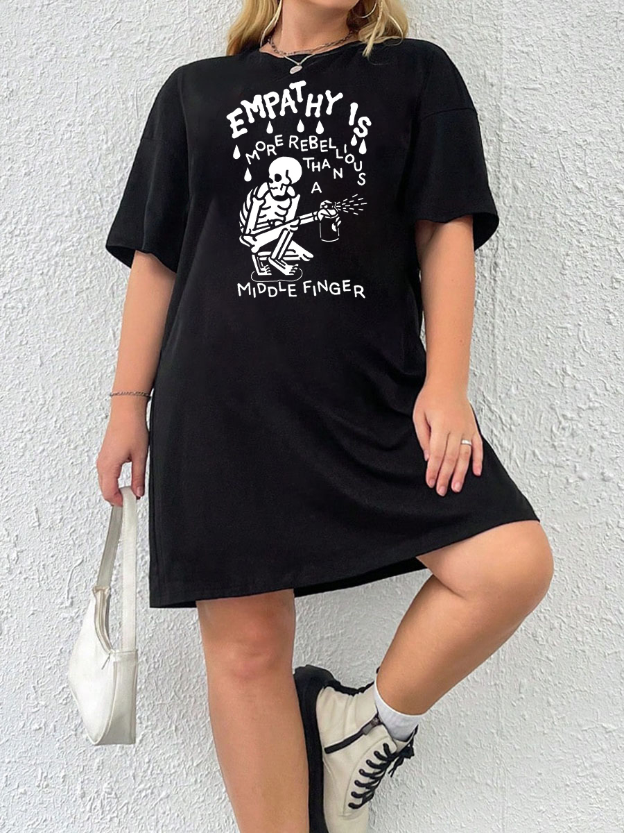 Empathy Is More Rebellious' Tee Dress