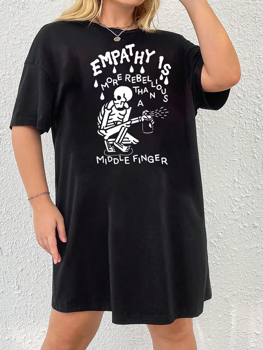 Empathy Is More Rebellious' Tee Dress