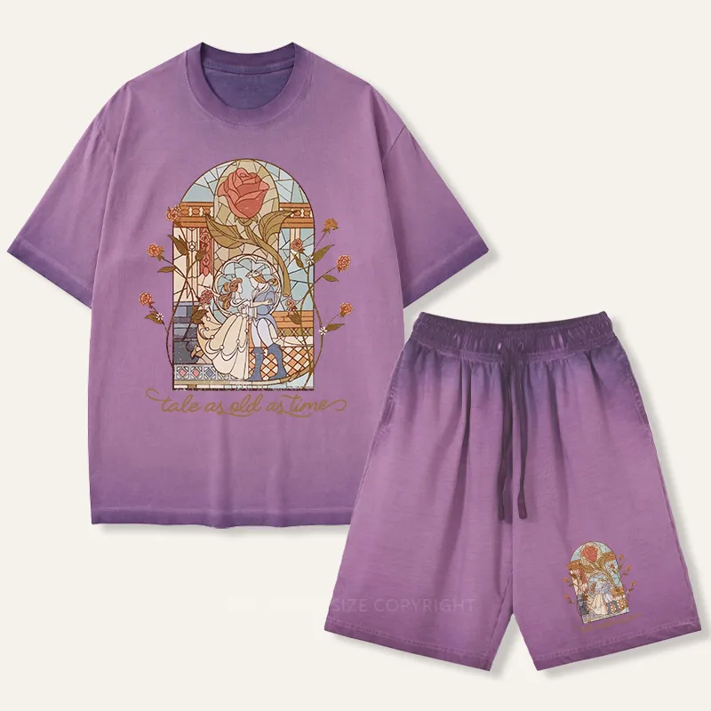 Vintage A Tale As Old As Time Gradient Washed Suit