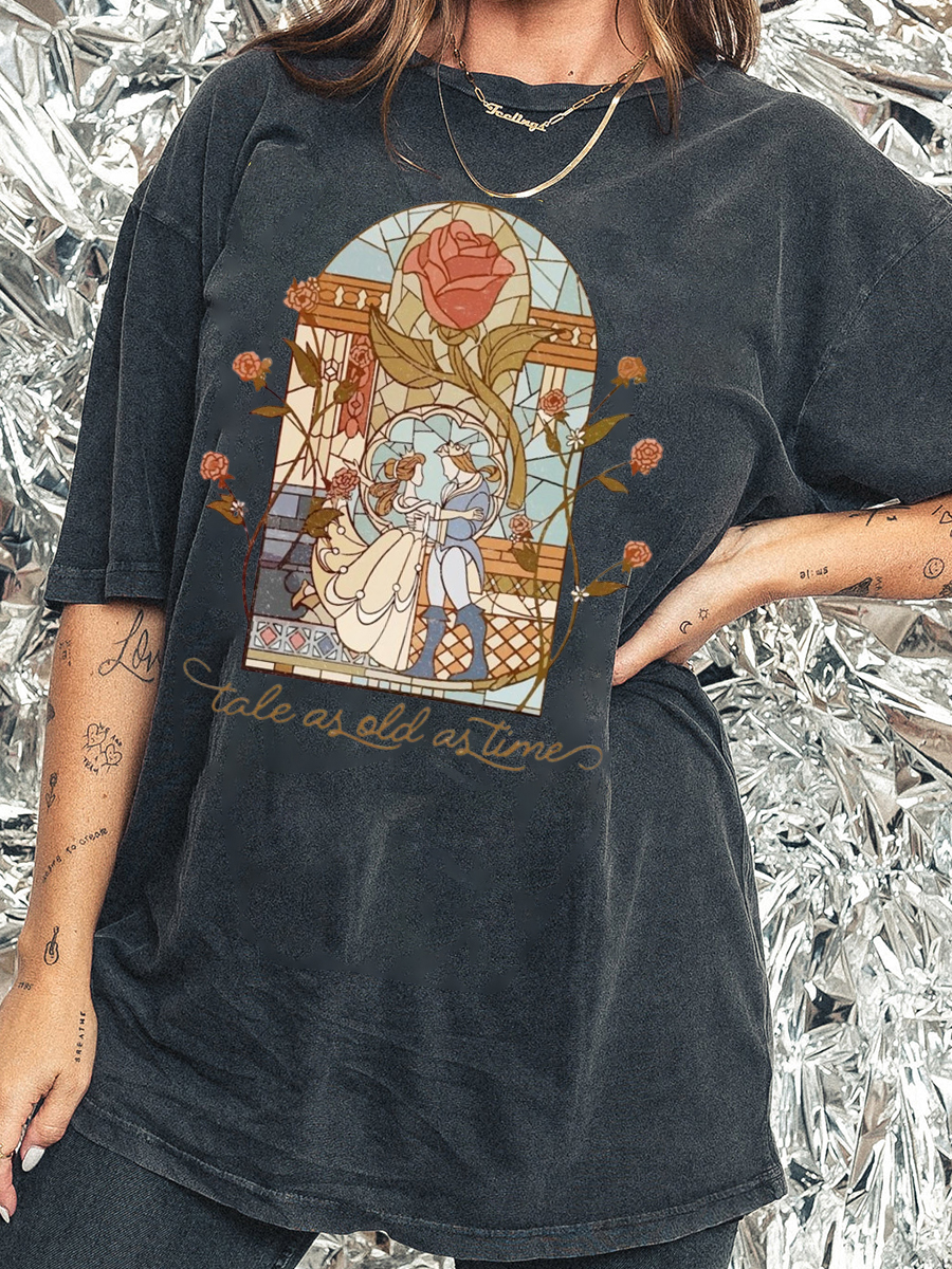 A Tale As Old As Time Washed T-Shirt