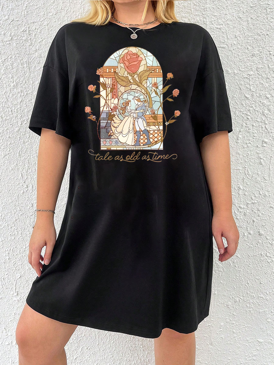 A Tale As Old As Time Tee Dress