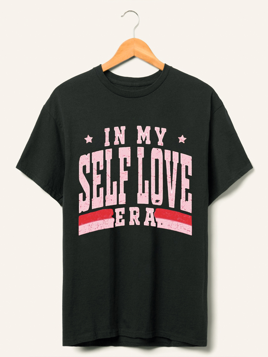Oversized In My Self Love Era Vintage T Shirt