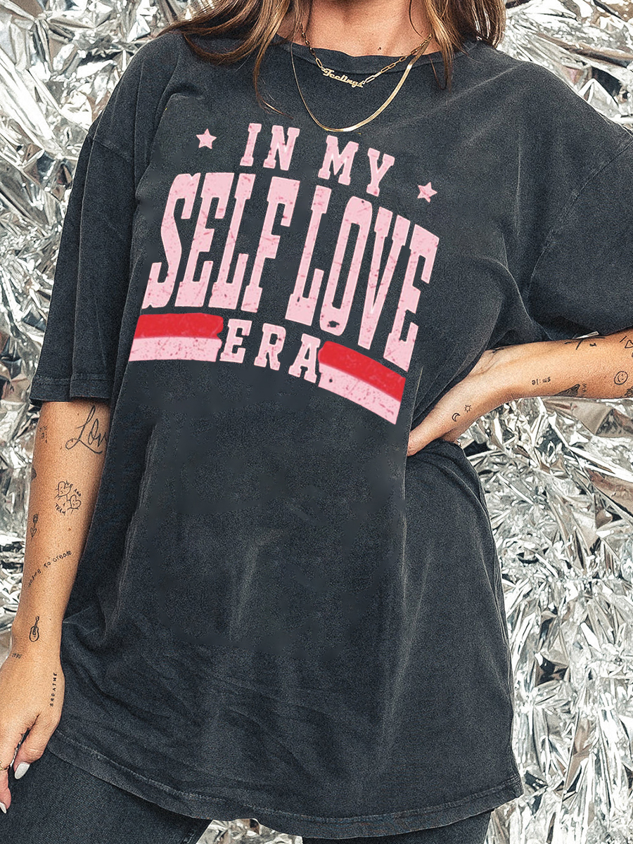 In My Self Love Era Washed T-Shirt