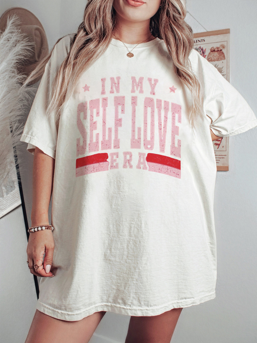 Oversized In My Self Love Era Vintage T Shirt