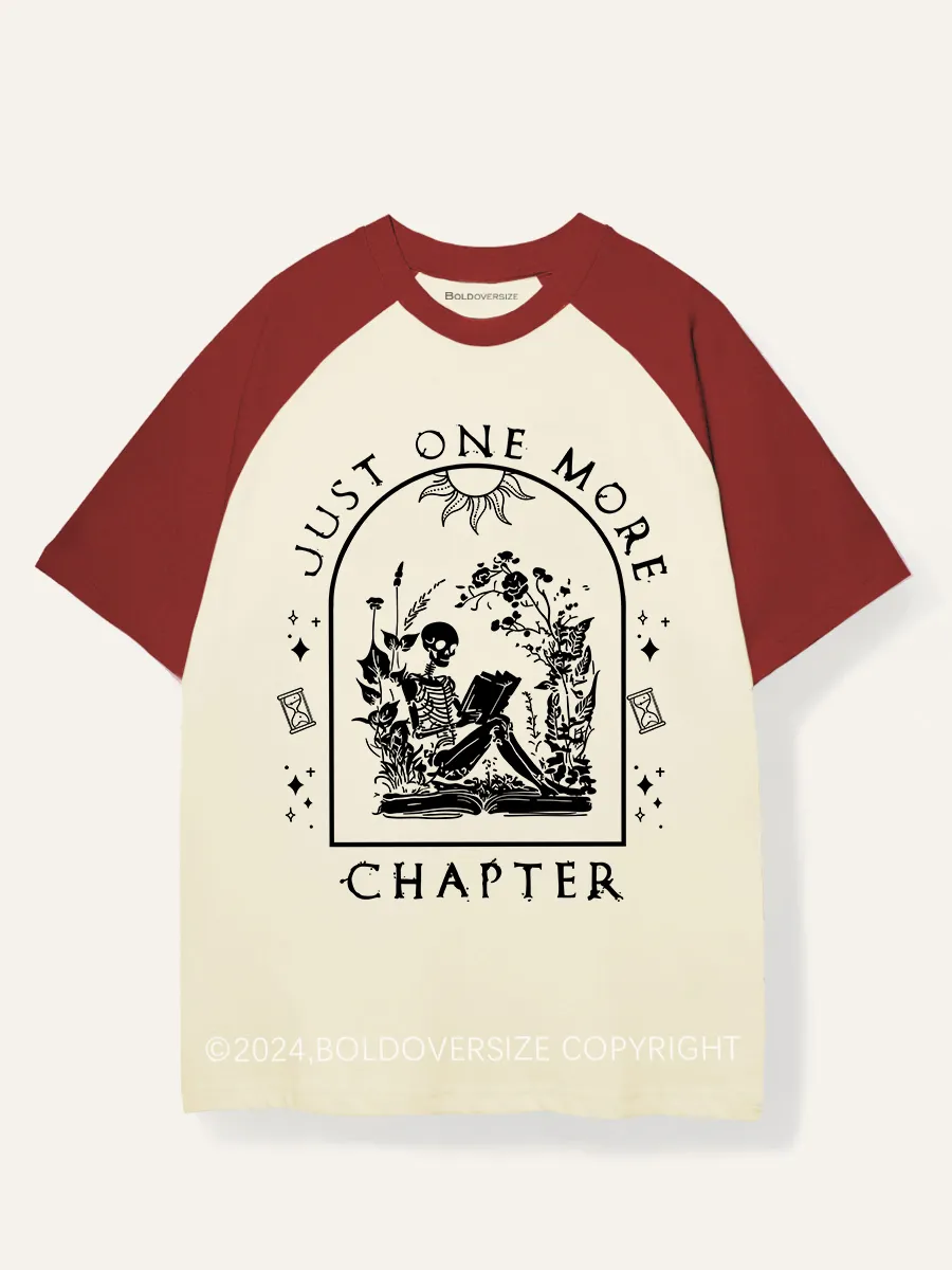 Vintage One More Chapter Raglan Short Sleeve T-Shirt