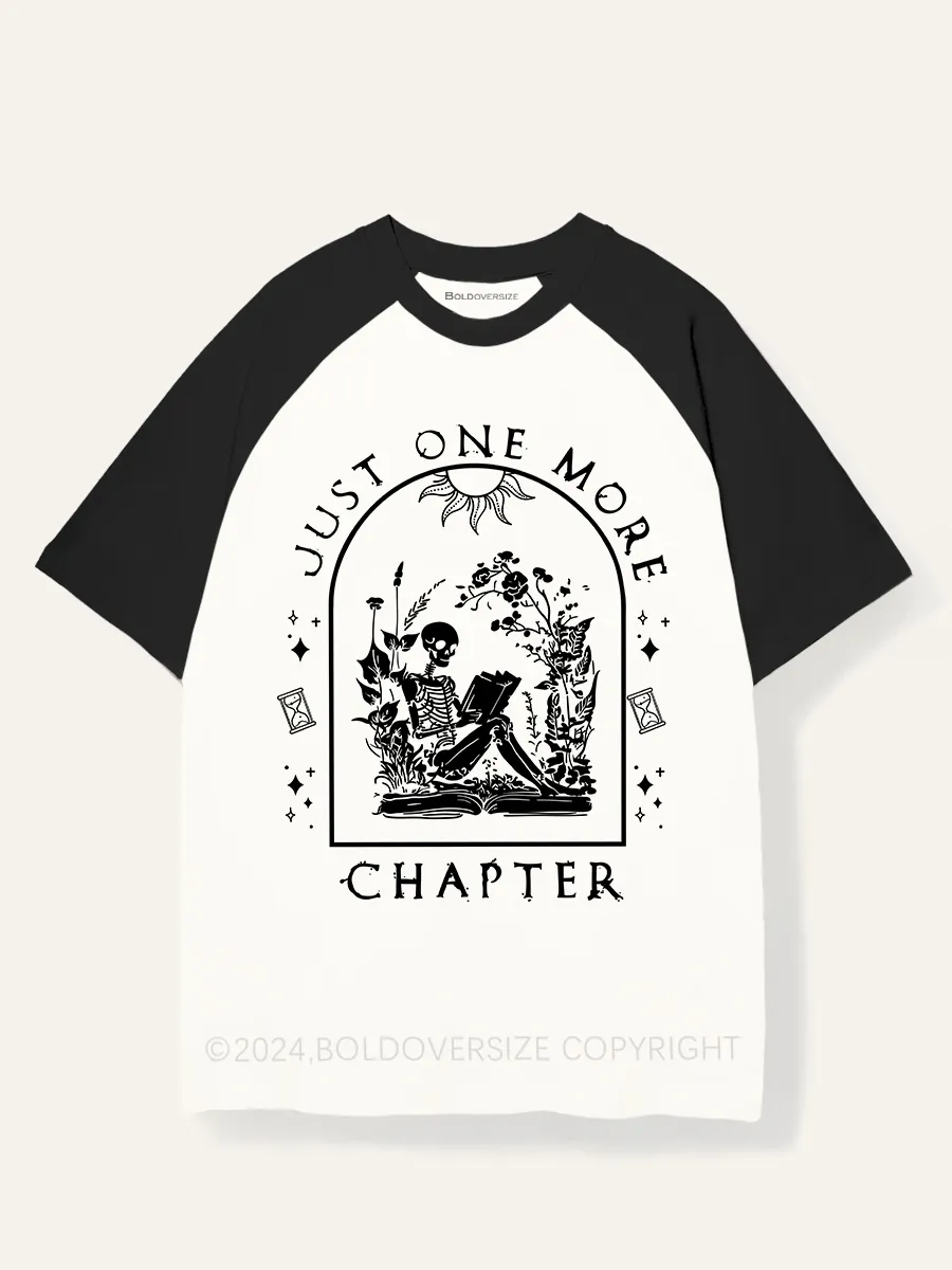 Vintage One More Chapter Raglan Short Sleeve T-Shirt