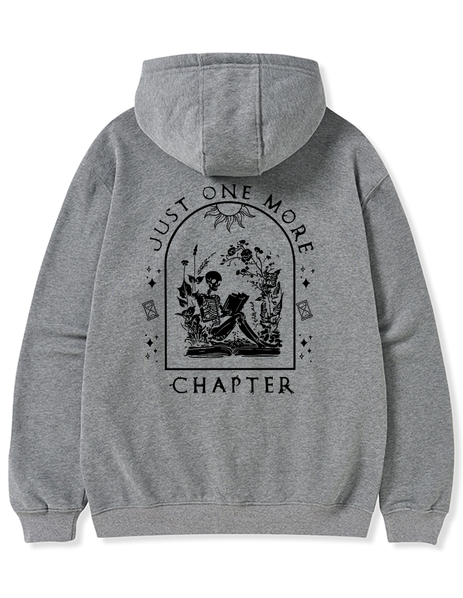 Vintage One More Chapter Shirt Zip Hoodie