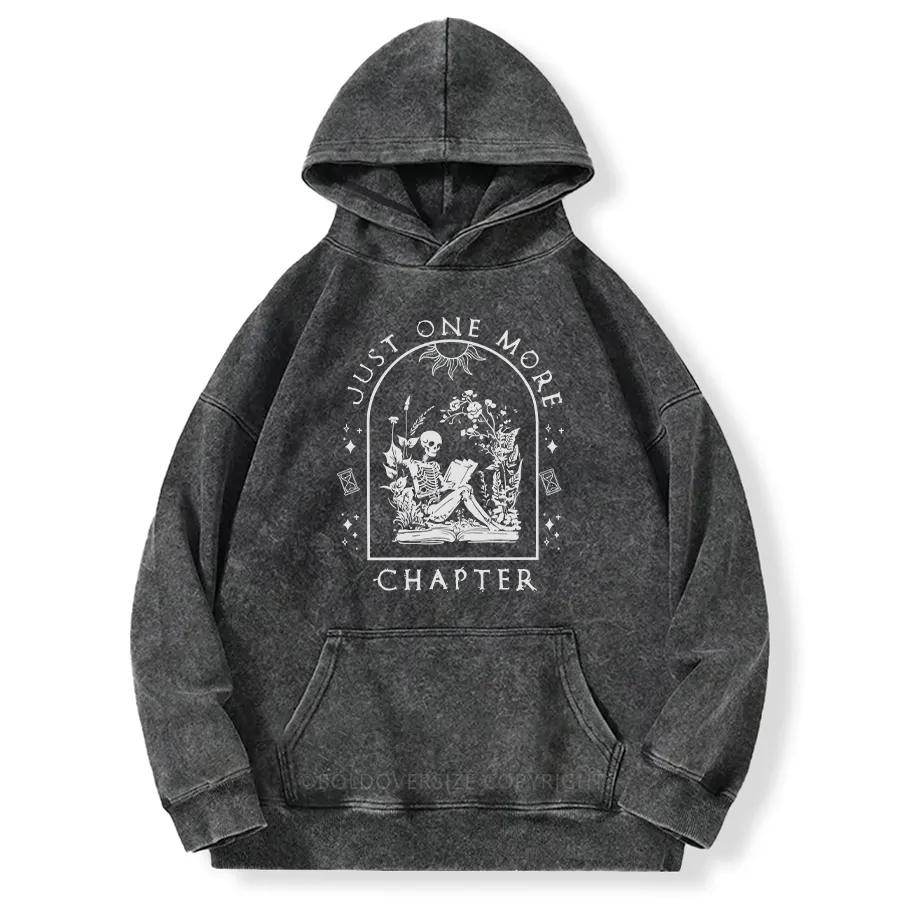 Vintage One More Chapter Washed Hoodie
