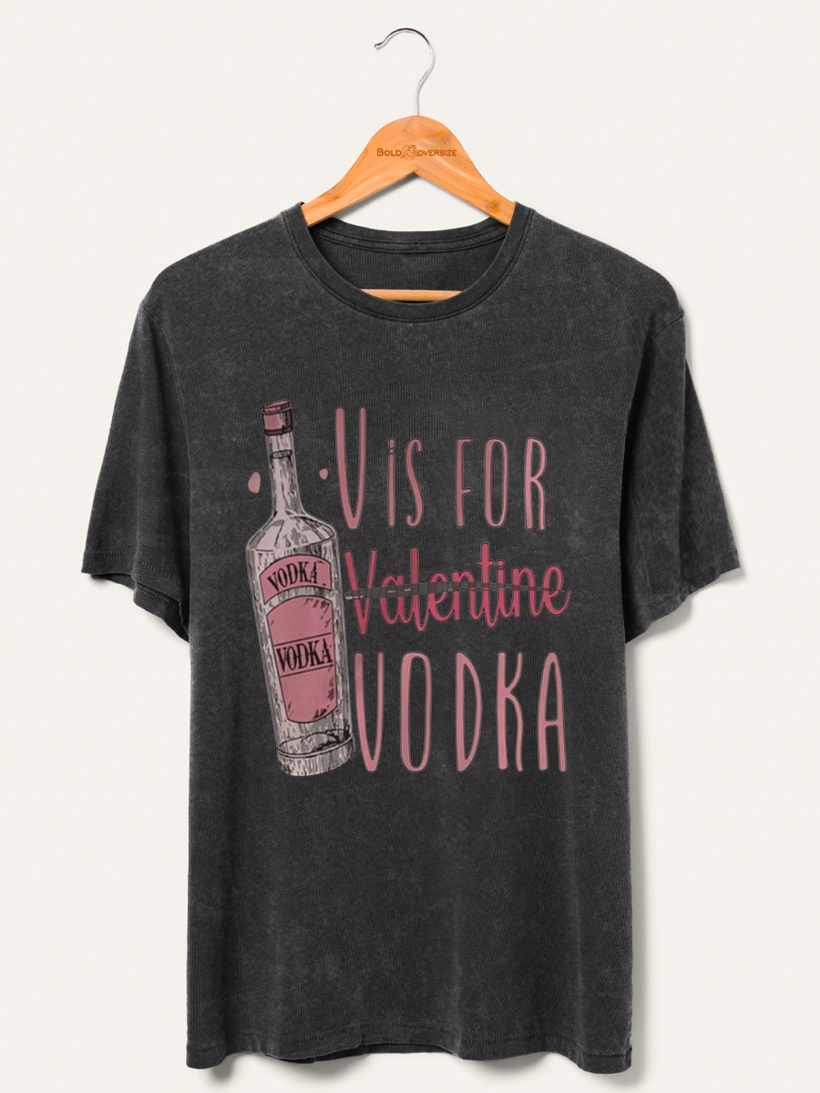V Is For Washed T-Shirt