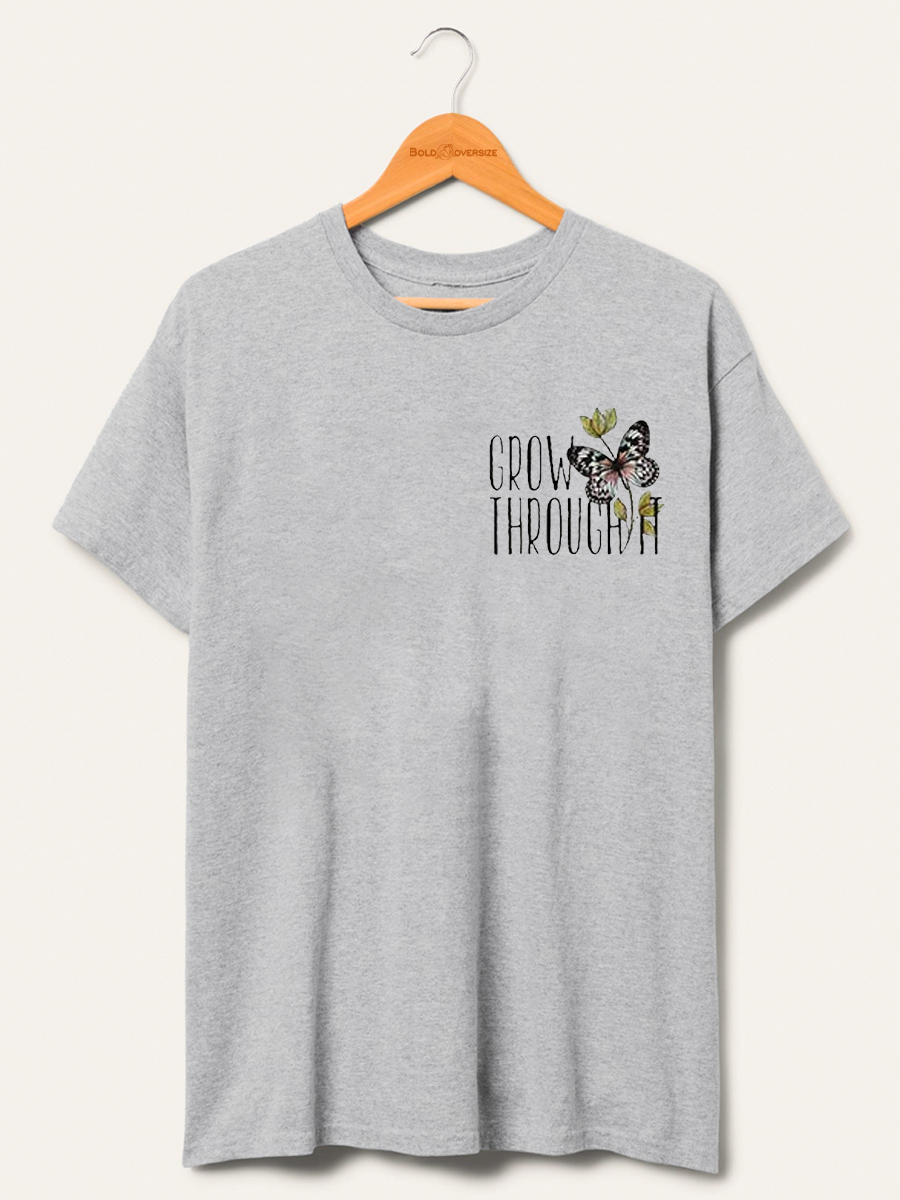 Vintage Grow Through It Butterfly Tee