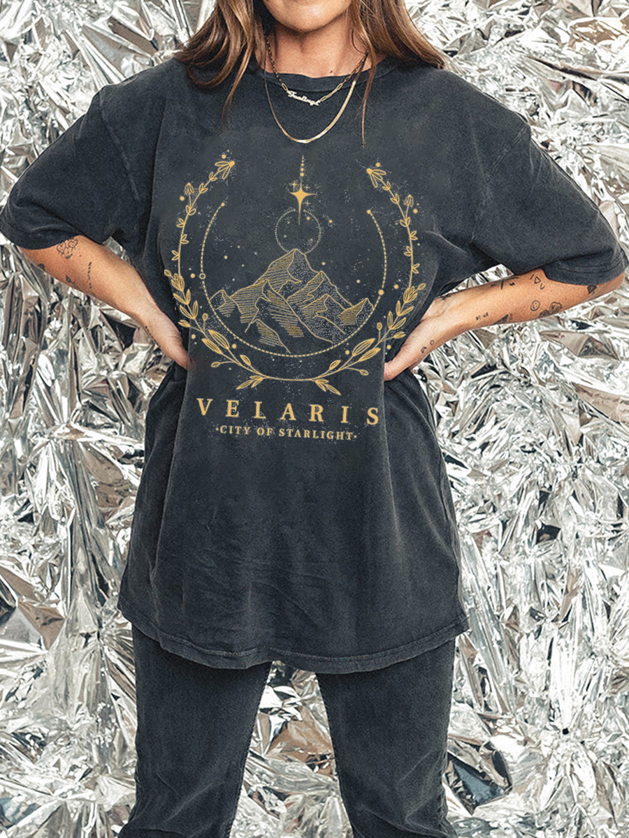 Vintage Style Velaris Washed T-Shirt