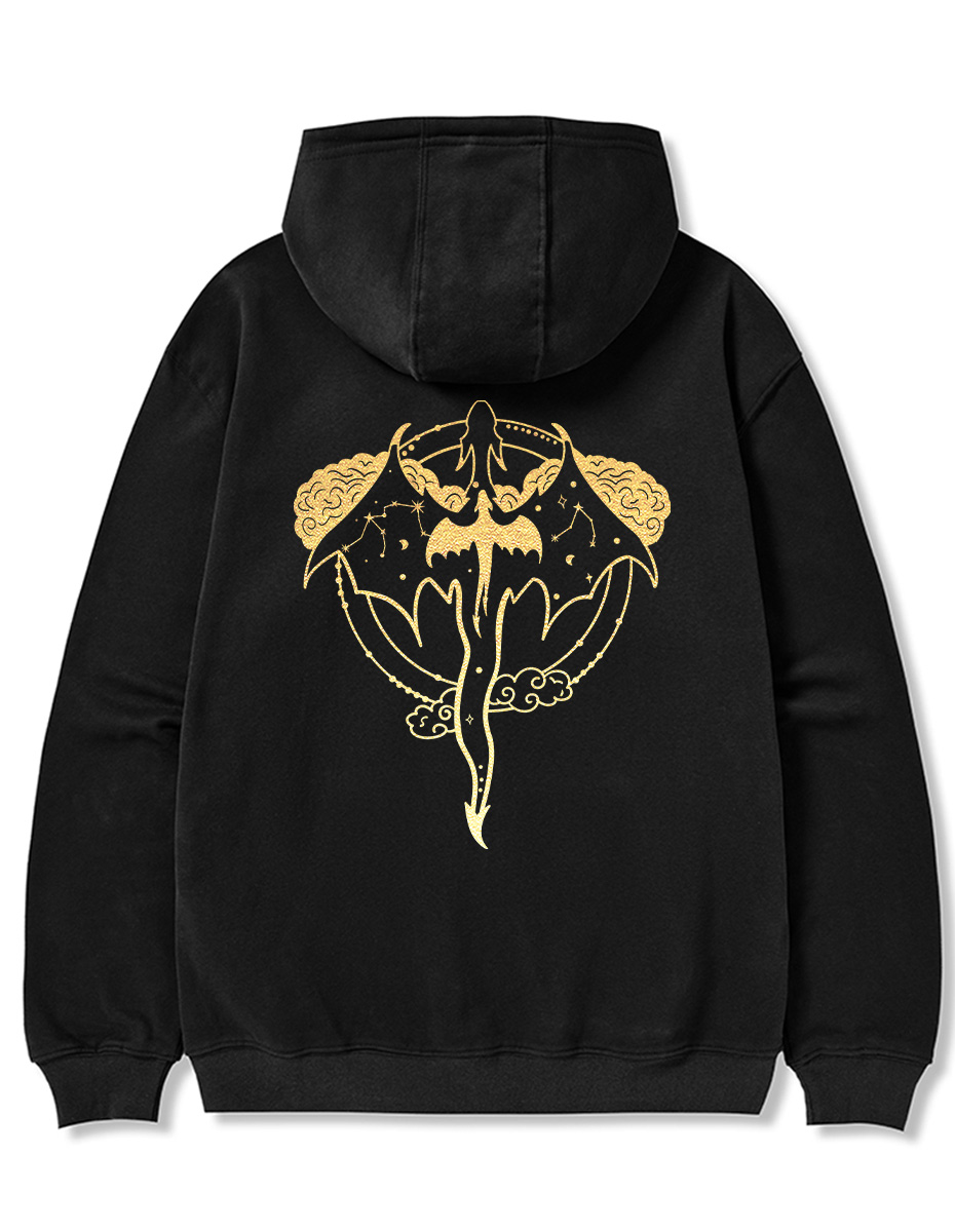 Celestial Tairn And Andarna Washed Book Zip Hoodie