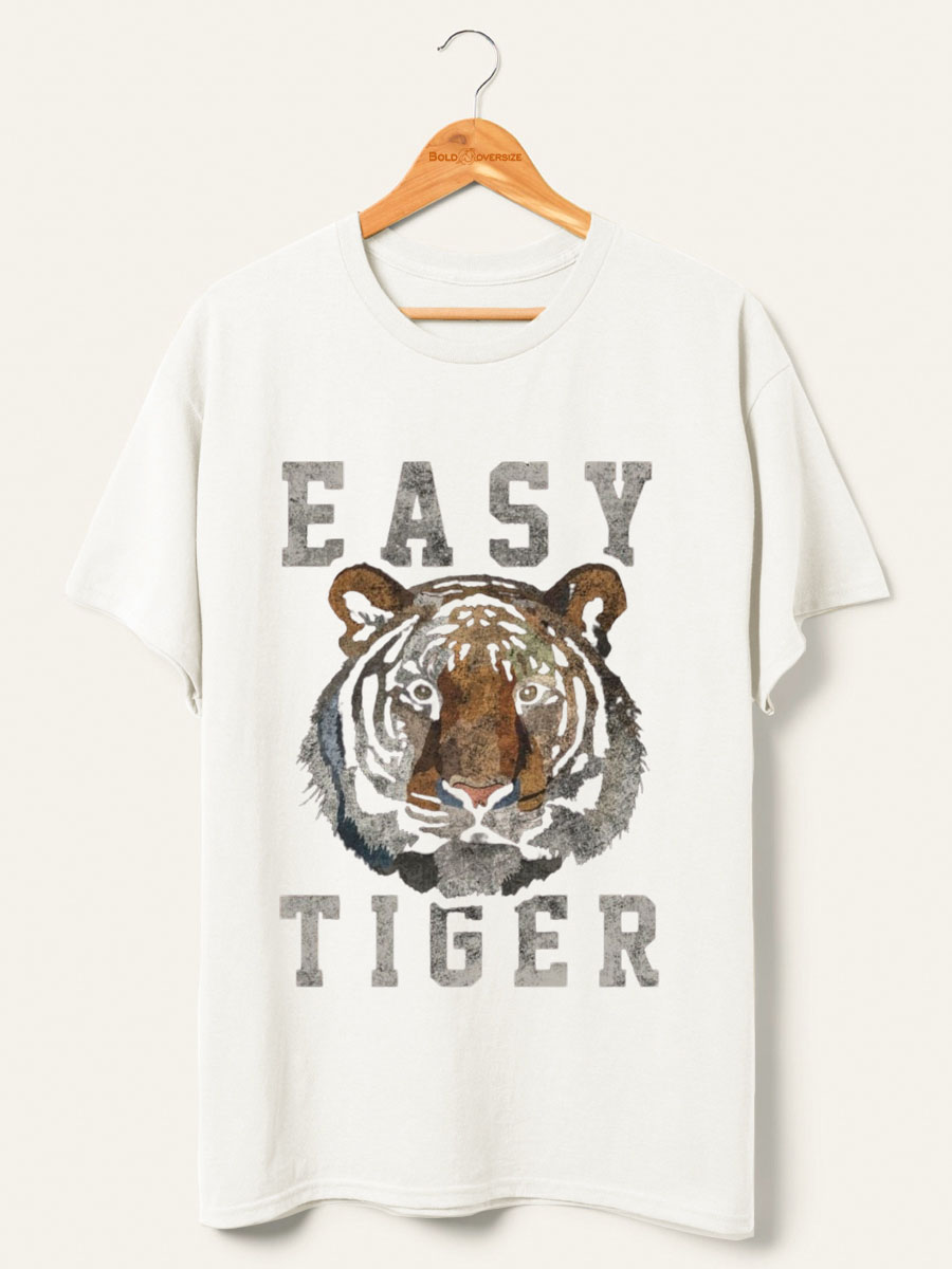 Vintage Ladies Easy Tiger Tshirt