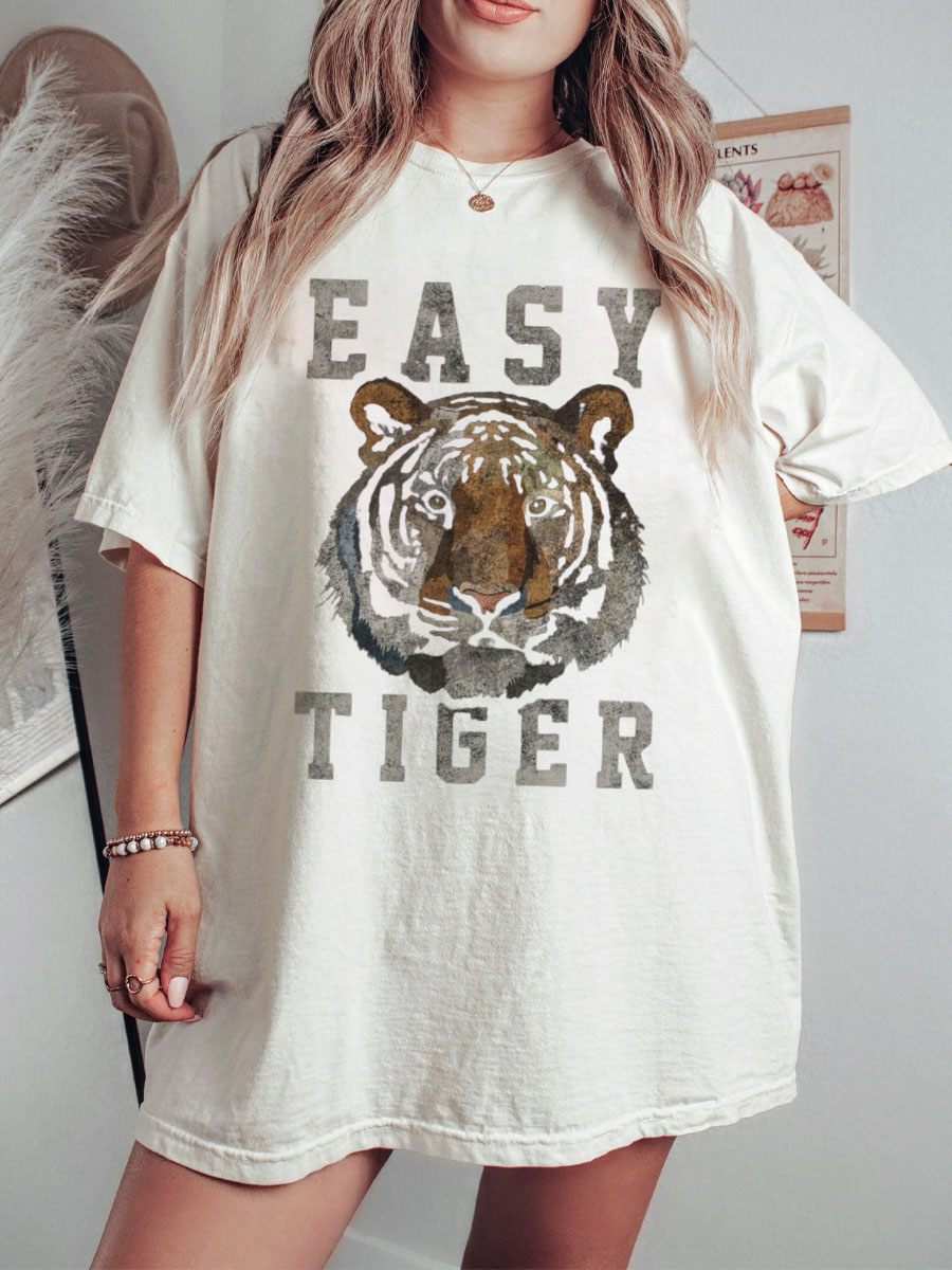 Vintage Ladies Easy Tiger Tshirt