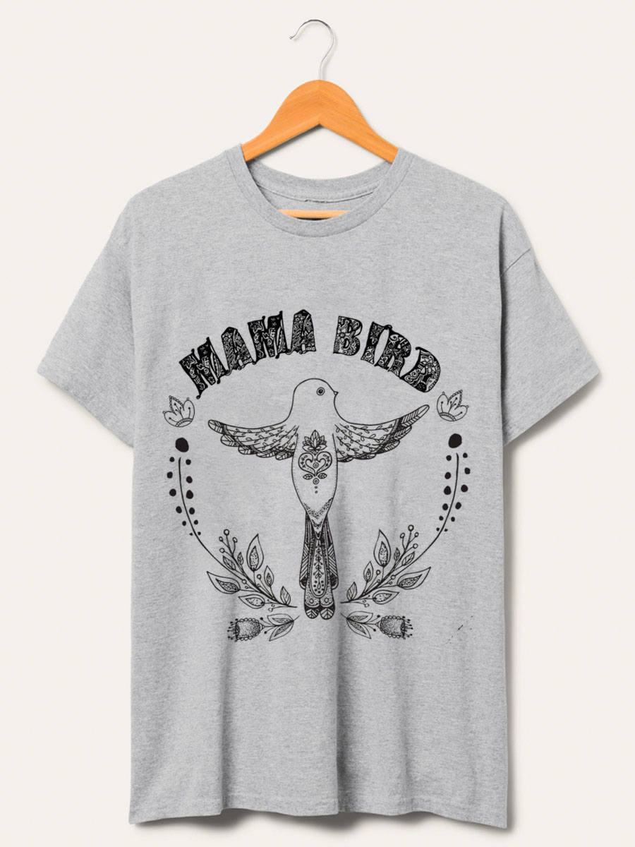 Vintage Mama Bird Shirt
