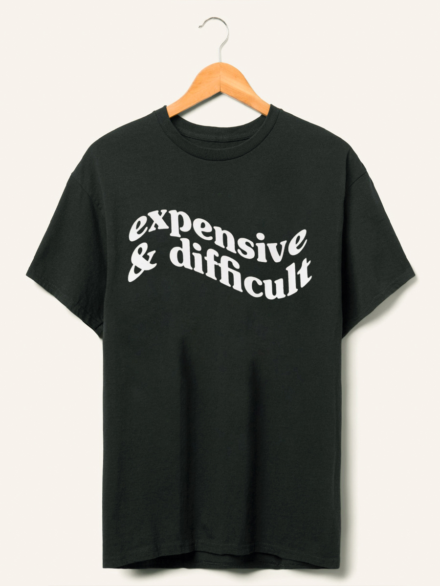 Vintage Expensive And Difficult Puff Tee