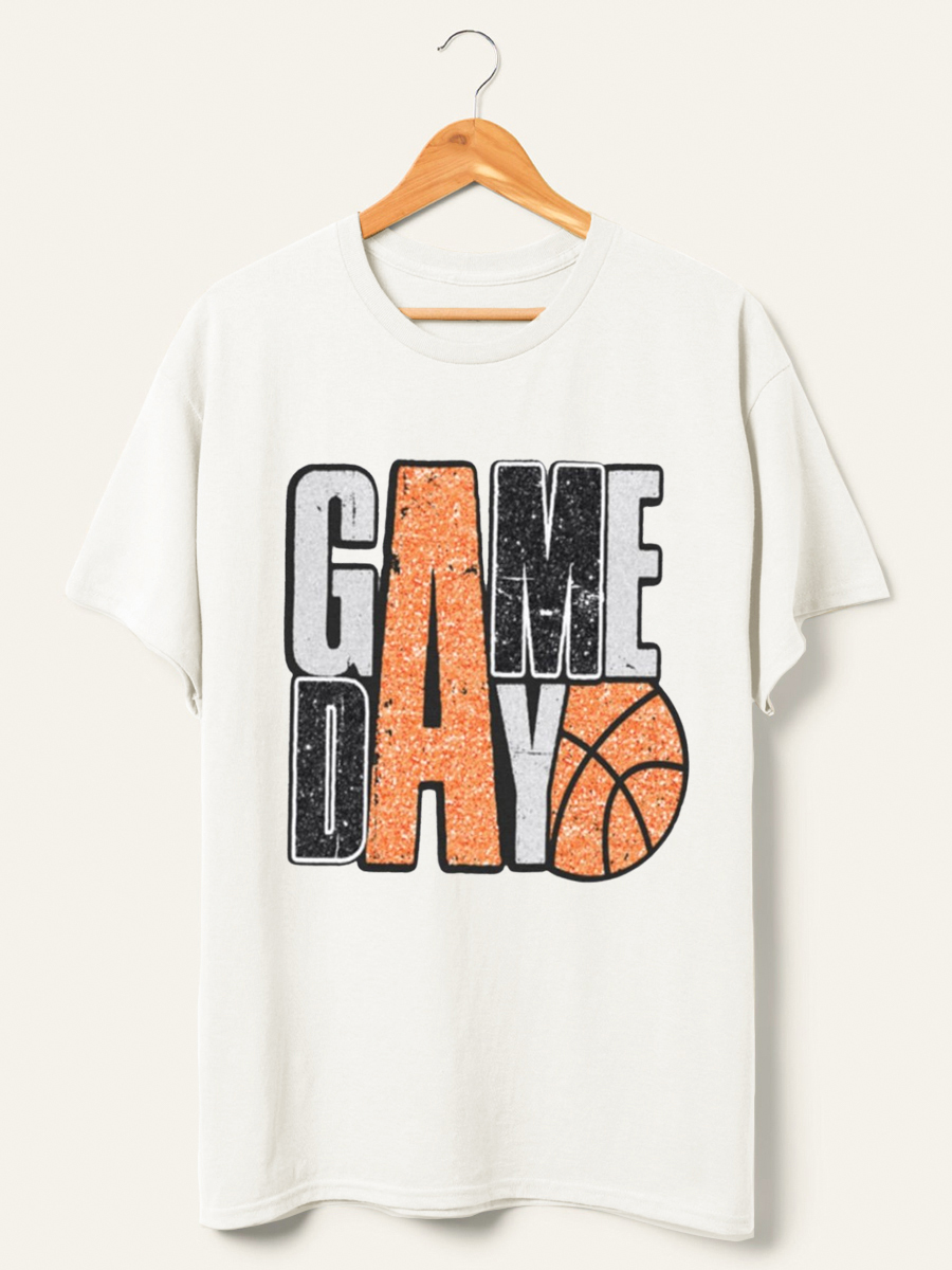 Vintage Game Day Basketball Tee