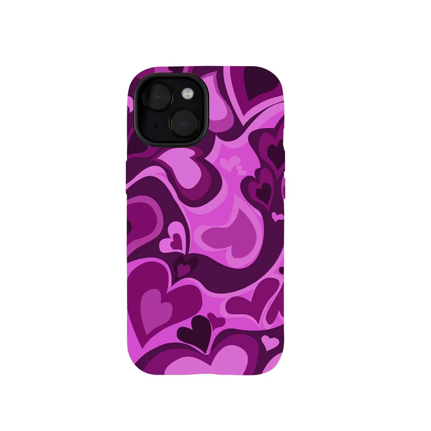 Purple Melting Heart Phone Case