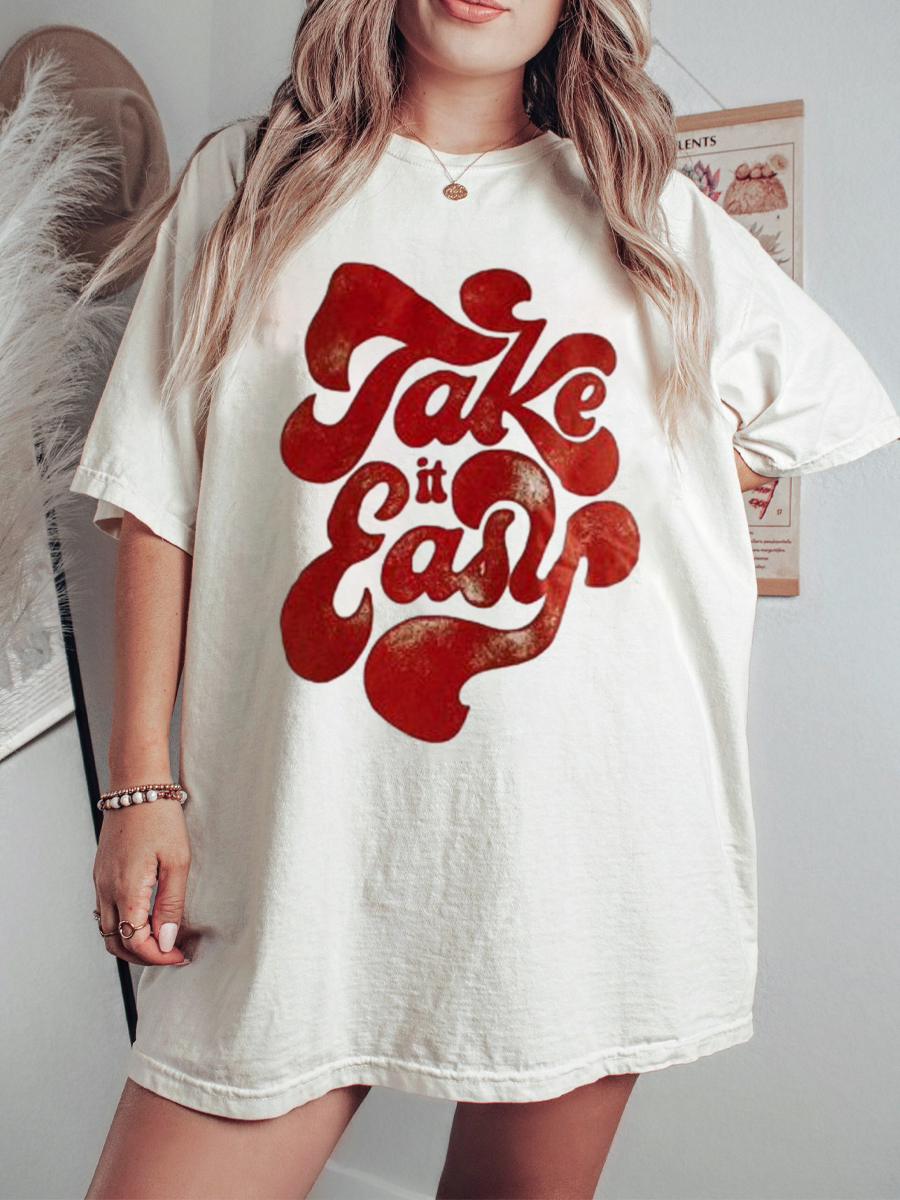 Vintage Take It Easy Graphic Tee 
