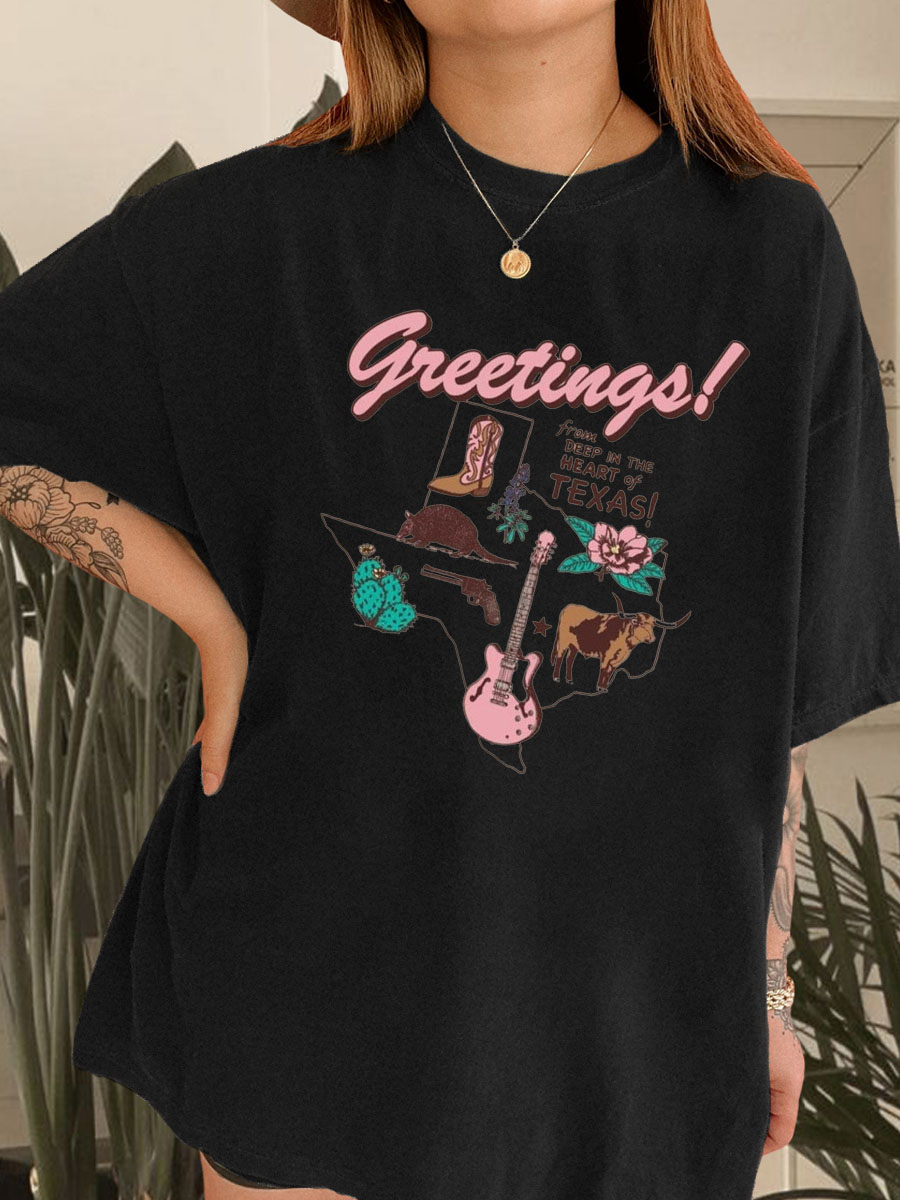 Vintage Heart Of Texas Tee