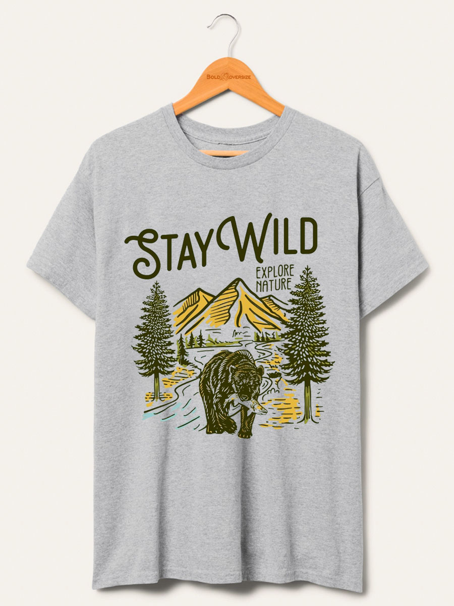 Vintage Stay Wild Explore Nature Shirt