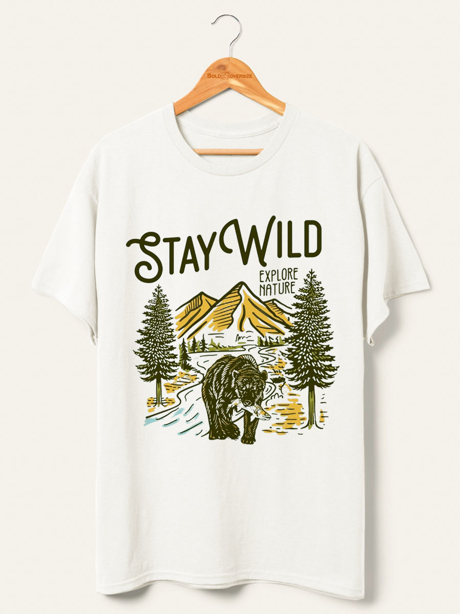 Vintage Stay Wild Explore Nature Shirt