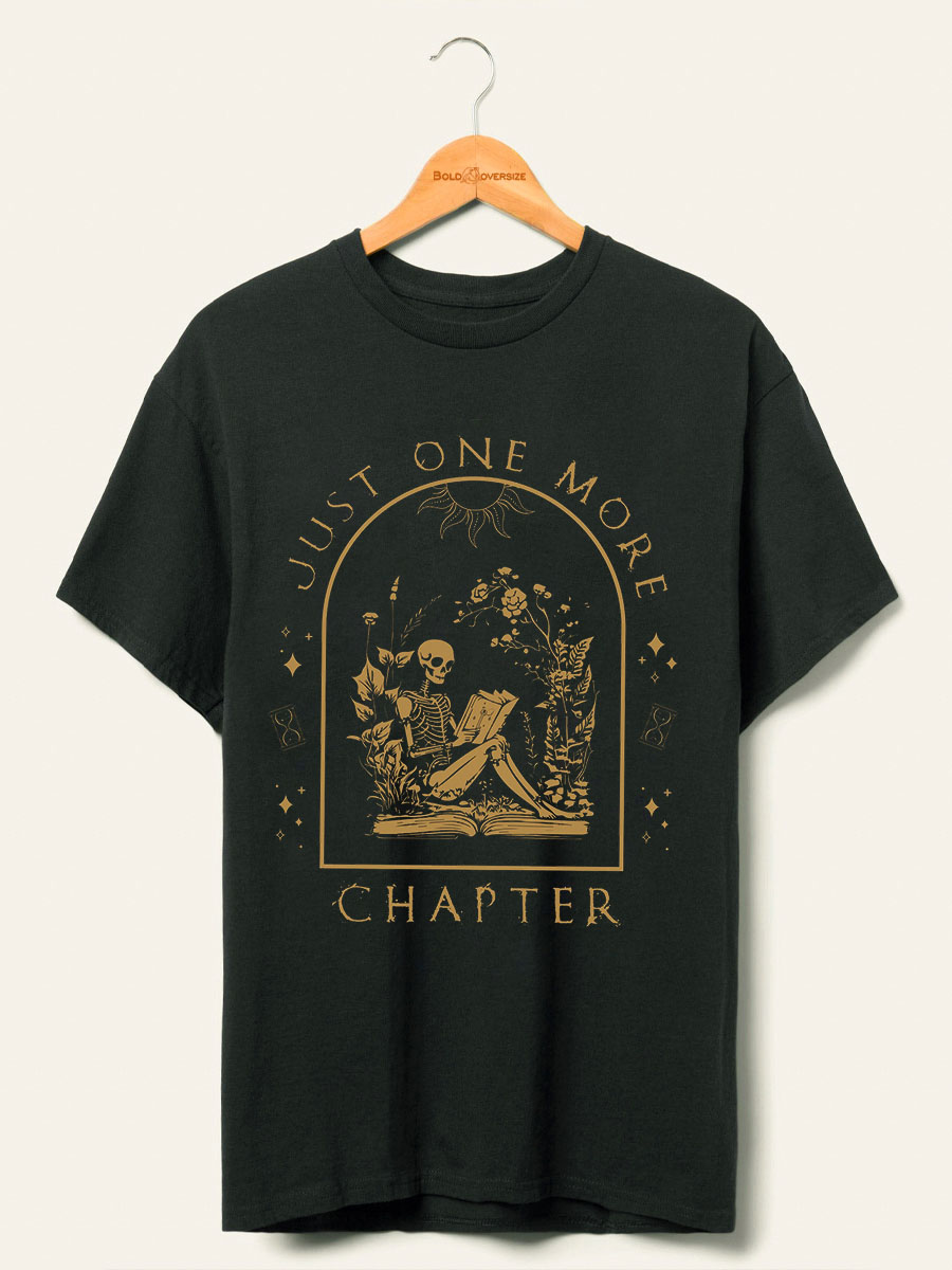 Vintage Reading Skeleton Shirt