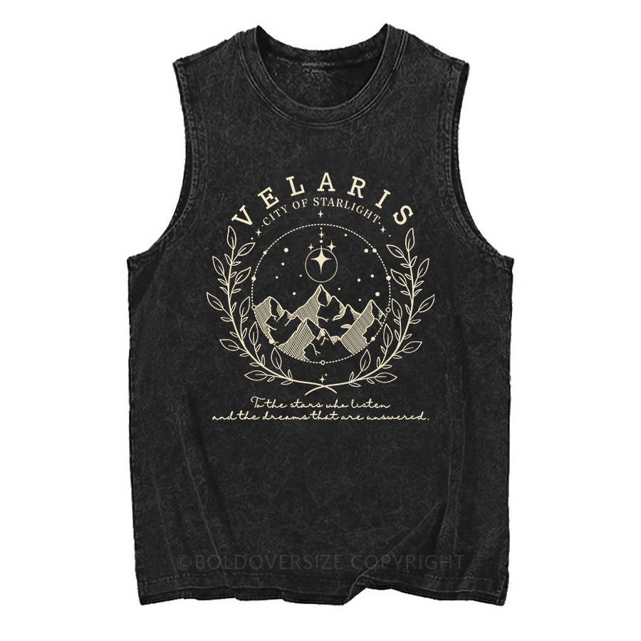 Vintage The Night Court Novel Washed Tank