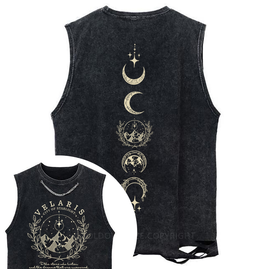 Vintage The Night Court Novel Washed Tank