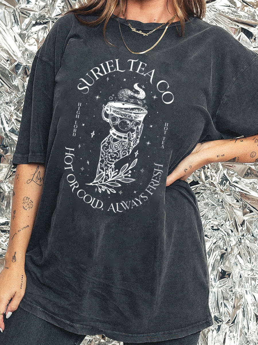 Vintage Suriel Tea Co Washed T-Shirt