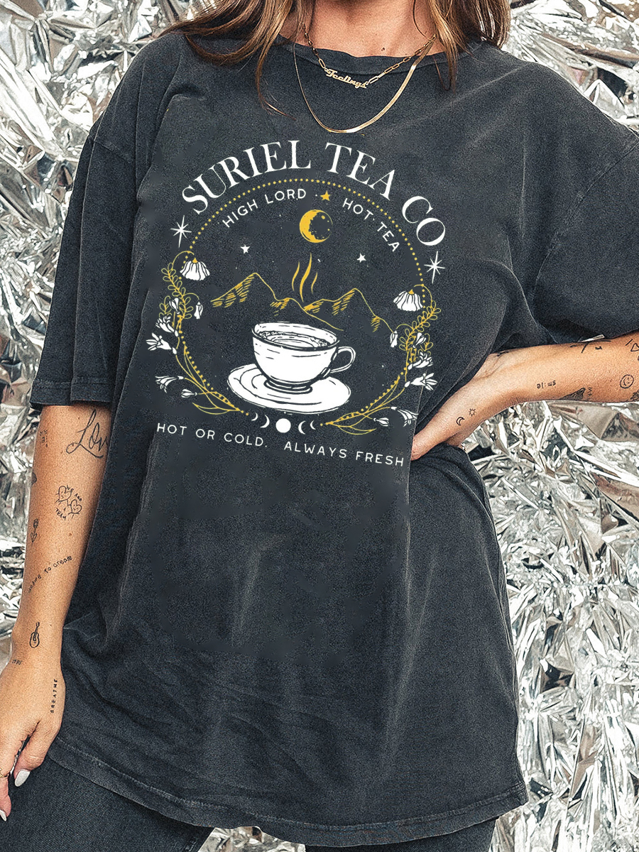 Vintage Suriel Tea Co Washed T-Shirt