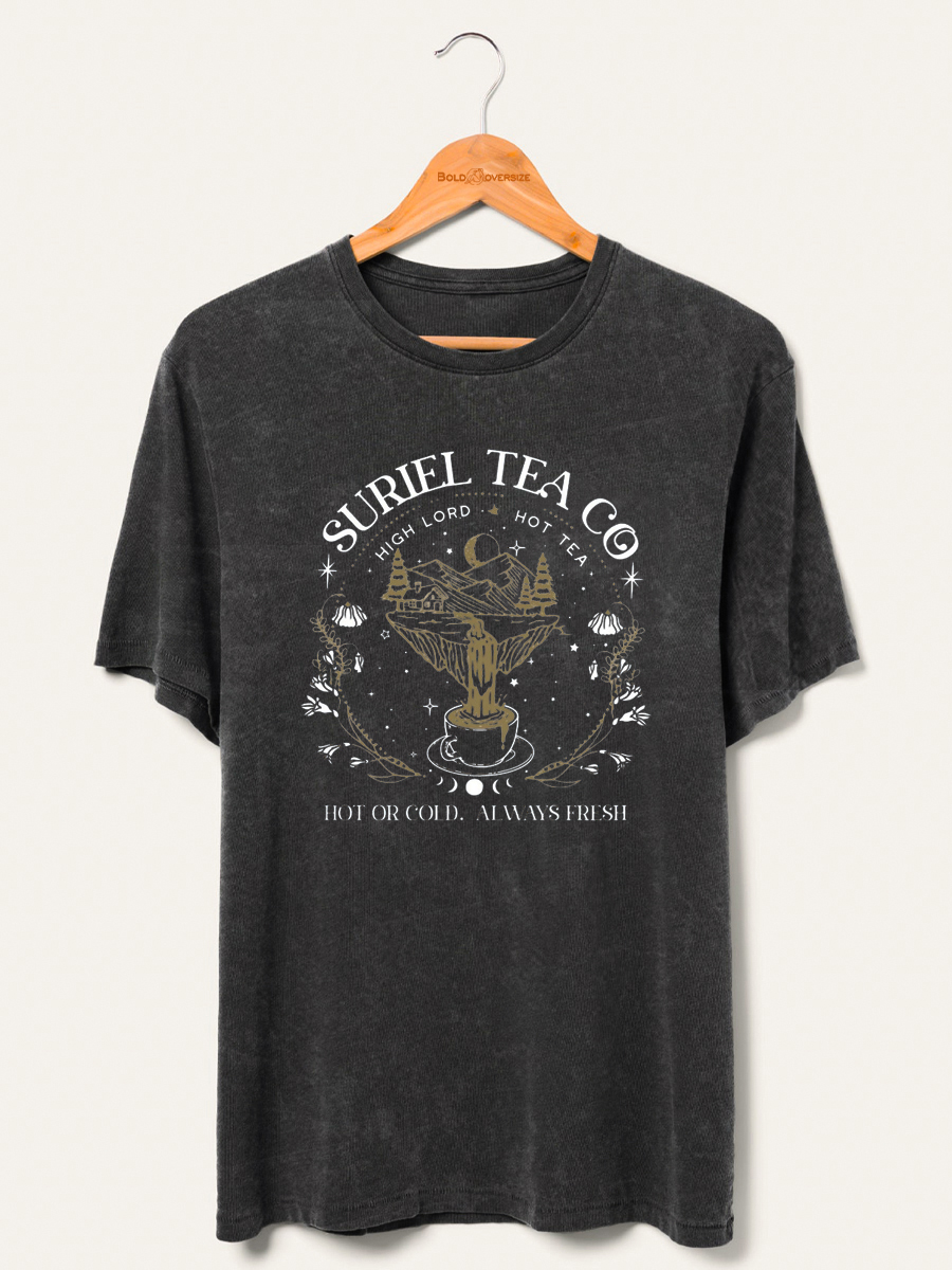 Vintage Retro Suriel Tea Co Washed T-Shirt