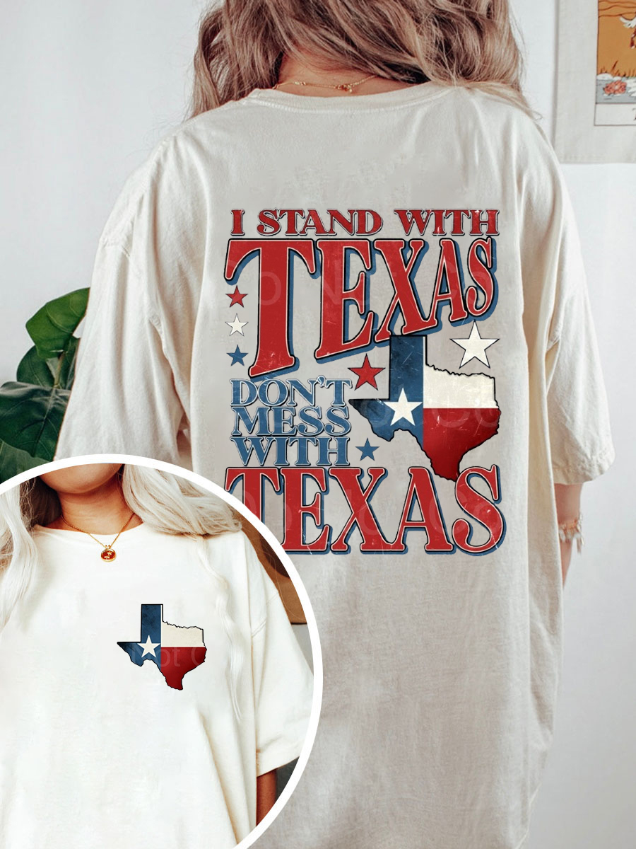 Vintage I Stand With Texas Tee